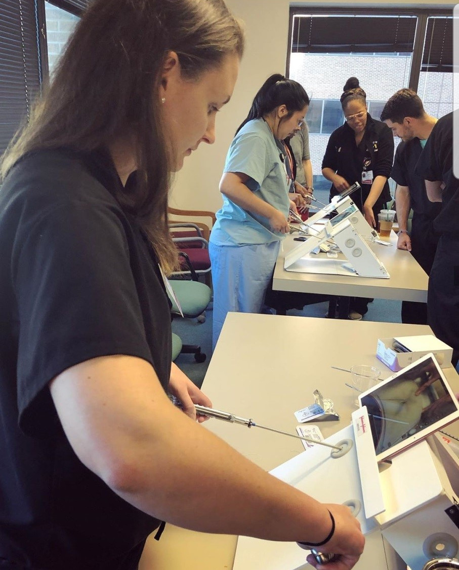 Photo of formal OB-GYN didactics conference