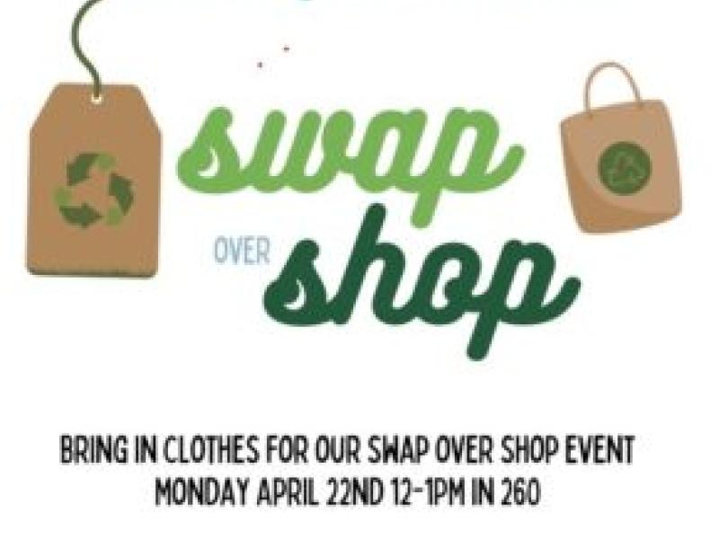 LET'S LEND A HAND!!!! CMSRU'S GREEN COMMITTEE - SWAP OVER SHOP - MONDAY, APRIL 22ND