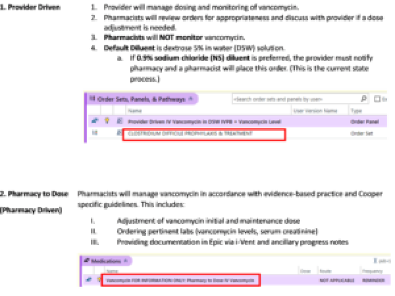 New Vancomycin Ordering Option for Adults