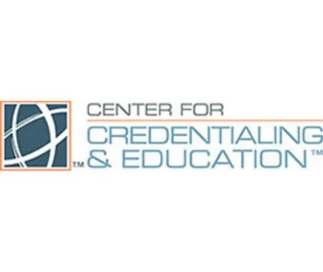 Logo for the Center for Credentialing and Education